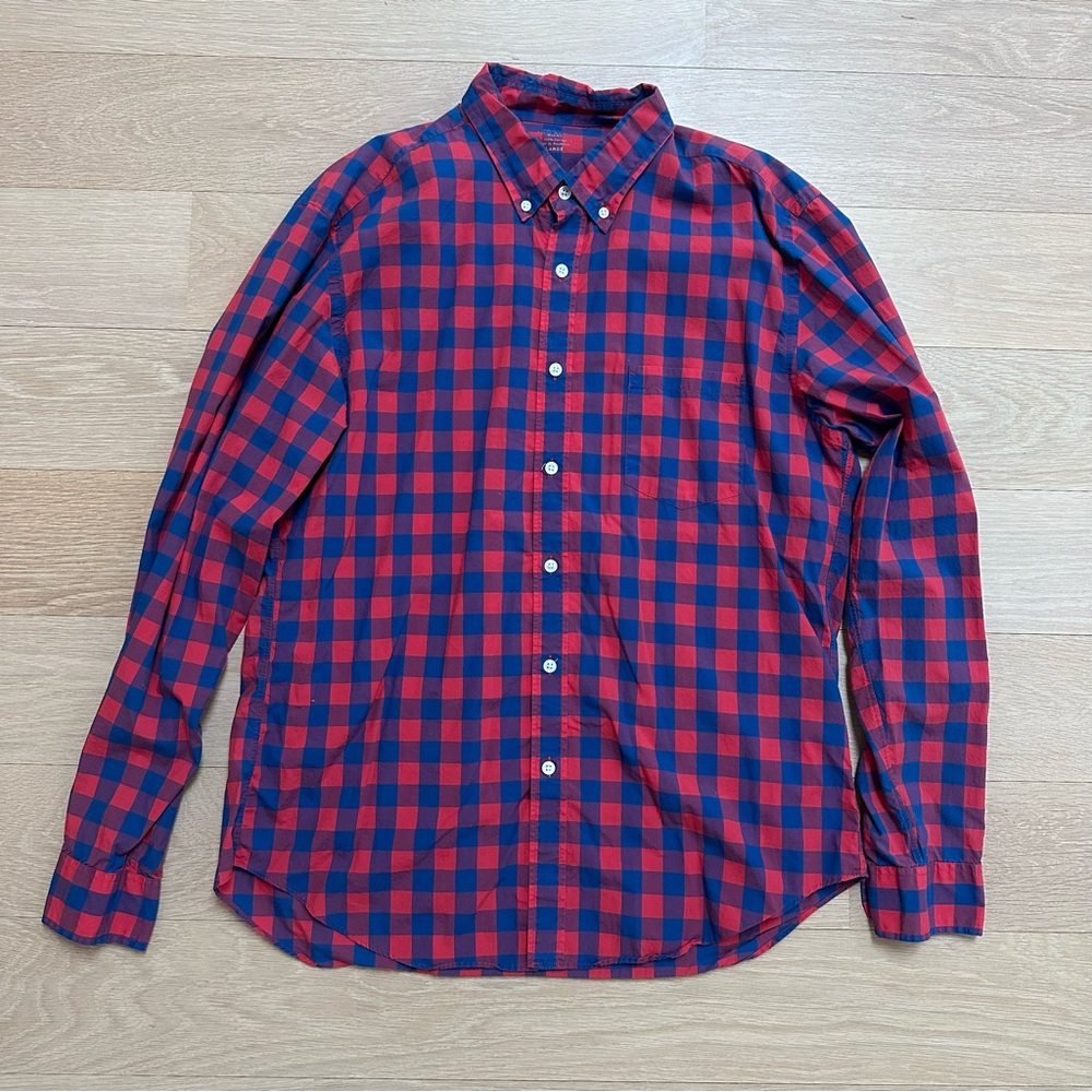 J.CREW MEN'S - BUTTON DOWN SHIRT - SIZE LARGE - PERFECT CONDITION